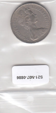 S21-N07-0886 United Kingdom 10 pence VF 1973 KM912
