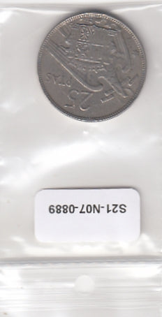 S21-N07-0889 Spanje 25 Peseta's ZFR 1957 KM787 (*65)