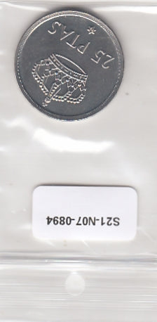 S21-N07-0894 Spain 25 Pesetas UNC 1975 KM808 (*79)