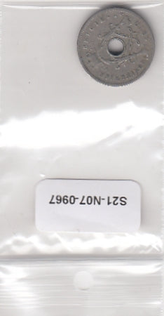 S21-N07-0967 Belgium 5 Centimes VF 1910 KM67    Vlaams