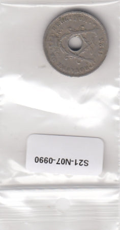 S21-N07-0990 Belgium 10 Centimes FI/VF 1923 KM85   Waals