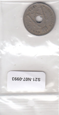 S21-N07-0993 Belgium 10 Centimes FI/VF 1923 KM85   Waals