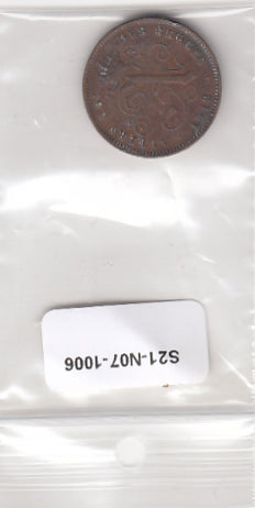 S21-N07-1006 Belgium 2 Centimes VF/XF 1912 KM64   Waals