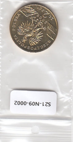 S21-N09-0002-M08 Polen 2 Zloty UNC 2006 Y534 Nordic Gold Marmot