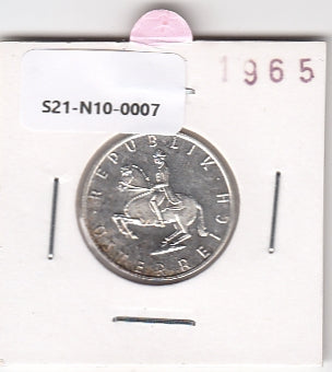 S21-N10-0007 Oostenrijk 5 schilling UNC- 1965 KM2889
