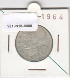 S21-N10-0008 Austria 10 Schilling VF 1964 KM2882