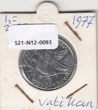 S21-N12-0093 Vaticaan 100 Lire UNC 1977 KM122