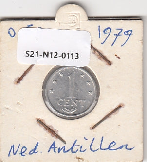 S21-N12-0113 Antilles 1 Cent XF 1979 KM8a