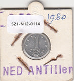 S21-N12-0114 Antilles 1 Cent XF 1980 KM8a