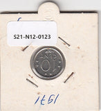 S21-N12-0123 Antilles 10 Cent VF 1971 KM10