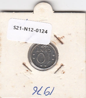 S21-N12-0124 Antilles 10 Cent XF 1976 KM10