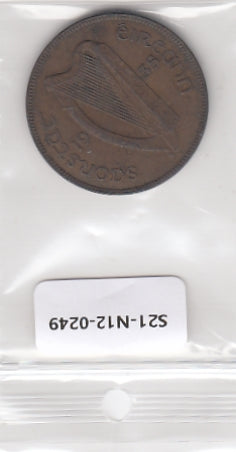S21-N12-0249 Ierland 1 penny ZFr 1935 KM1
