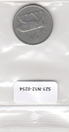 S21-N12-0254 Ireland 5 Pence VF 1971 KM22