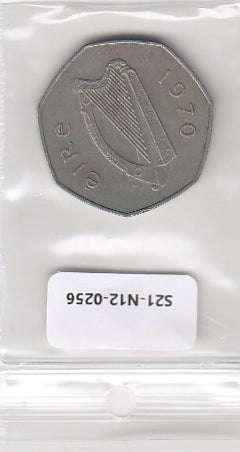S21-N12-0256 Ierland 50 Pence ZFr 1970 KM24