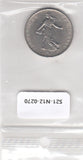 S21-N12-0270 Frankrijk 1 Franc ZF 1960 KM925.1
