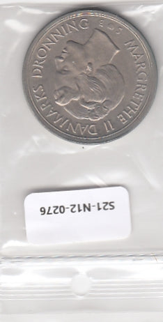 S21-N12-0276 Denmark 5 Kroner UNC 1977 KM863