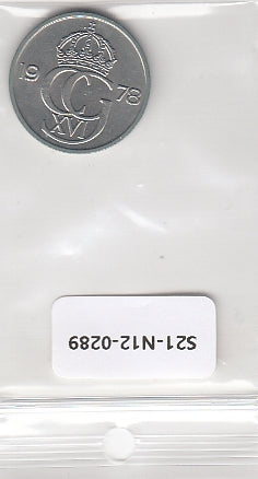 S21-N12-0289 Zweden 50 Öre XF 1978 KM855