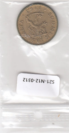 S21-N12-0312 Finland 50 Pennia VF 1963 KM48 S