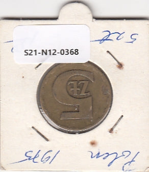 S21-N12-0368 Poland 5 Zlotych VF 1975 Y81.1