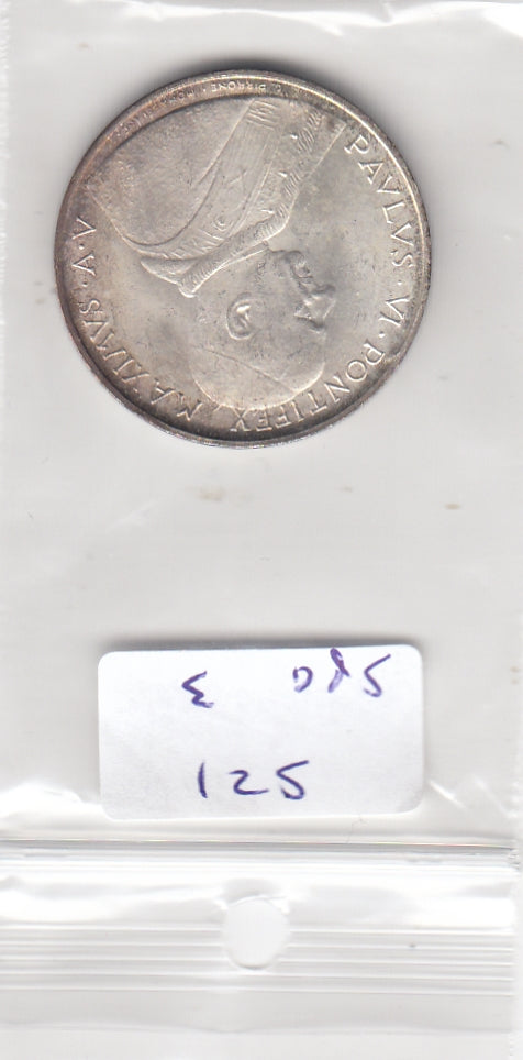 S21-SPA-0003 Vatican City 500 lire 1967  KM99   Pavlvs VI