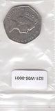 S21-W05-0001 United Kingdom 50 Pence VF 1997 KM940.2