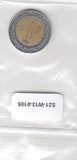 S21-W13-0105-M08 Mexico 1 peso VF 1996 KM603
