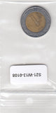 S21-W13-0108-M01 Mexico 1 peso VF 1999 KM603