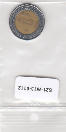 S21-W13-0112-M03 Mexico 1 peso VF 2003 KM603