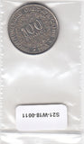 S21-W18-0011 West African States (BCEAO) 100 Francs VF 1968 KM4