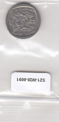 S21-W20-0091 South Africa 2 Rand VF  1989 KM139