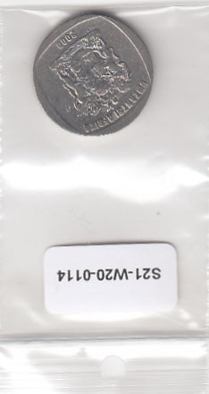S21-W20-0114 South Africa 2 Rand VF 2000 KM164