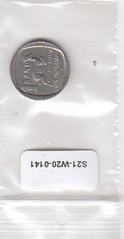 S21-W20-0141 South Africa 1 Rand VF 1993 KM138