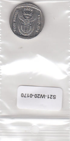 S21-W20-0170 South Africa 1 Rand VF 2003 KM332