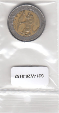 S21-W20-0182 South Africa 5 Rand VF 2004 KM281