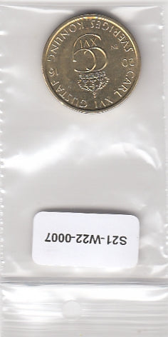 S21-W22-0007 Zweden 5 Kronen UNC 2016 KM930 S