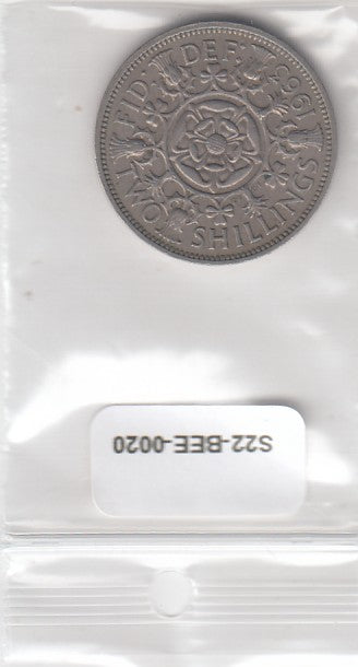 S22-BEE-0020 United Kingdom Two Shillings VF 1963 KM906