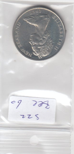 S22-BEE-0060 Nieuw-Zeeland 20 cent XF 1967 KM36.1