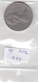 S22-BEE-0062 New Zealand 20 cent VF 1969 KM36.1