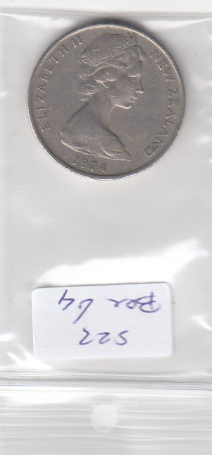 S22-BEE-0064 Nieuw-Zeeland 20 cent ZF 1974 KM36.1