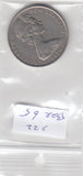 S22-BEE-0065 New Zealand 20 cent VF 1975 KM36.1