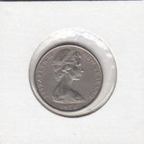 S22-BEE-0108 New Zealand 10 Cent VF 1970 KM41.1