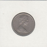 S22-BEE-0109 New Zealand 10 Cent VF 1971 KM41.1