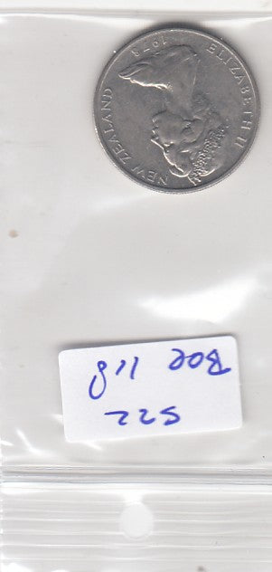 S22-BEE-0118 New Zealand 10 Cent VF 1978 KM41.1