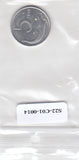 S22-C01-0014-M29 Italy 5 lire UNC 1998 KM92
