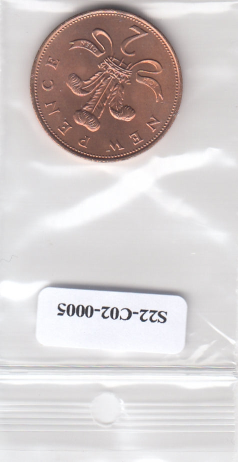 S22-C02-0005-M33 Verenigd Koninkrijk 2 New Pence UNC 1971 KM916
