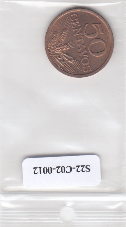 S22-C02-0012-M16 Portugal 50 centavos UNC 1979 KM596