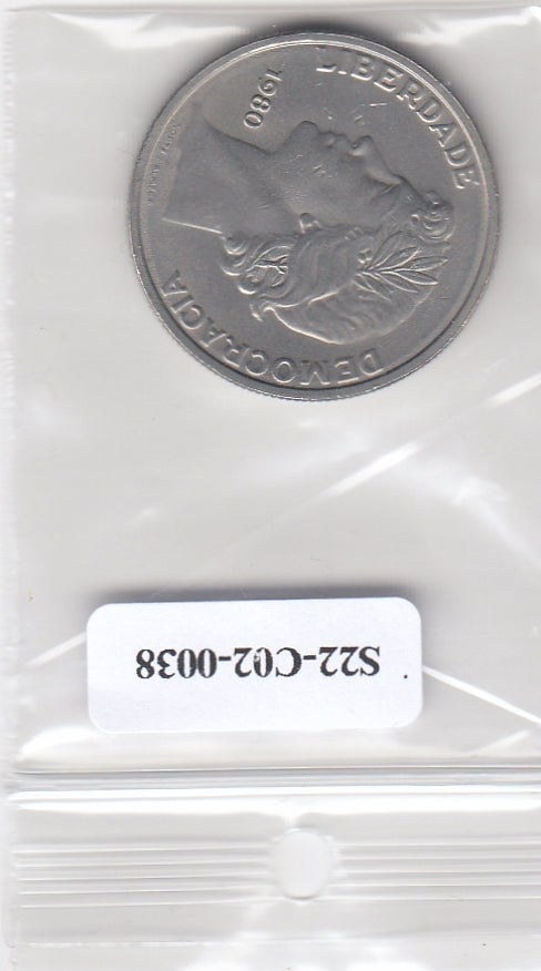 S22-C02-0038-M07 Portugal 25 escudos XF/UN C 1980 KM607a
