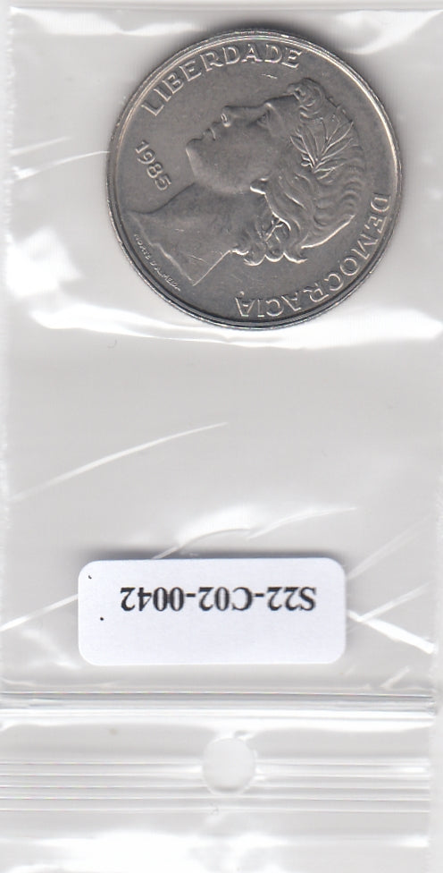 S22-C02-0042-M01 Portugal 25 escudos UNC 1985 KM607a