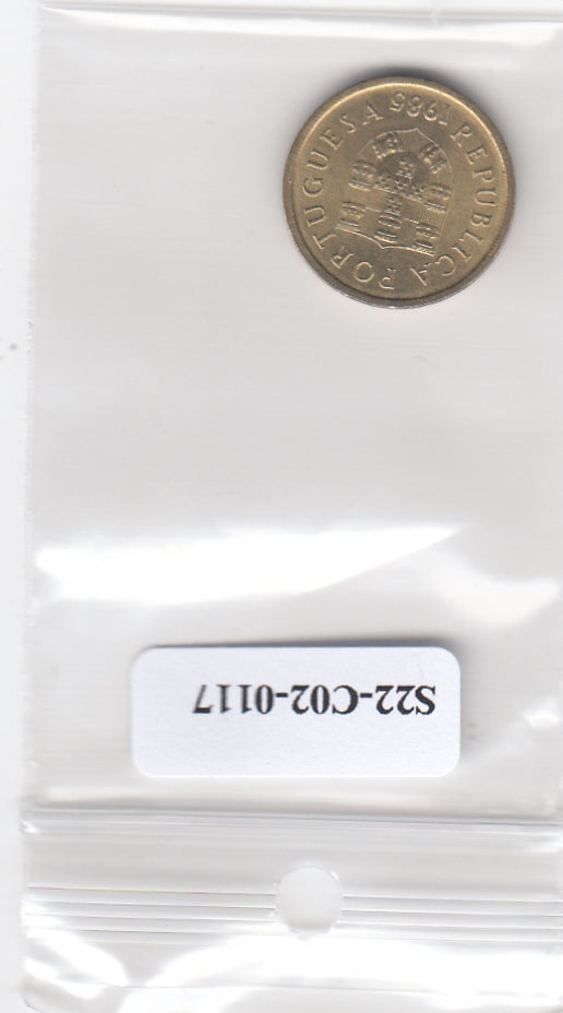S22-C02-0117-M07 Portugal 1 escudo XF  1985 KM614