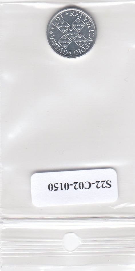 S22-C02-0150-M78 Portugal 10 centavos UNC 1971 KM594